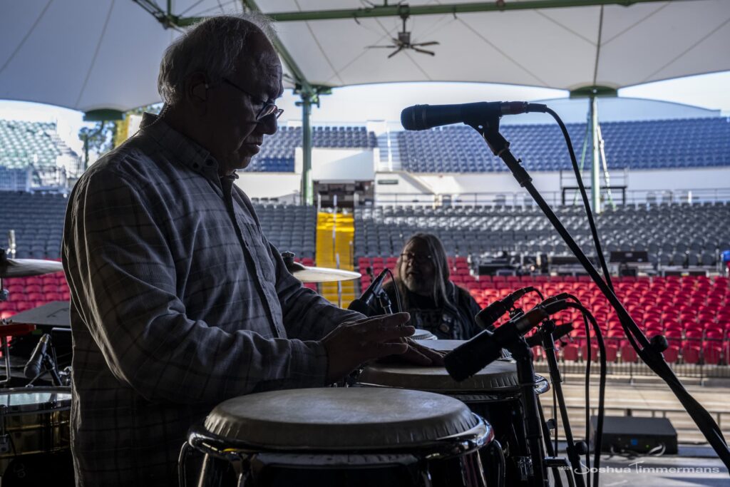 Widespread Panic's soundcheck day at St Augustine Amphitheatre on March 19, 2026