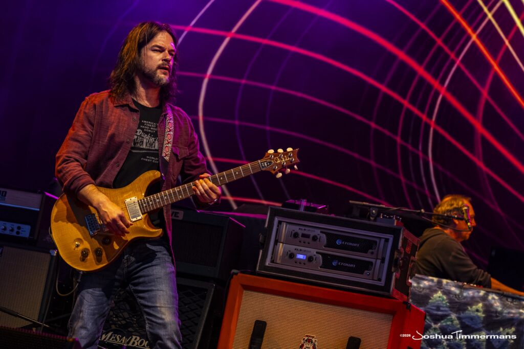 Widespread Panic performing in Birmingham, Alabama at the Coca-Cola Amphitheater on Friday, April 17, 2026