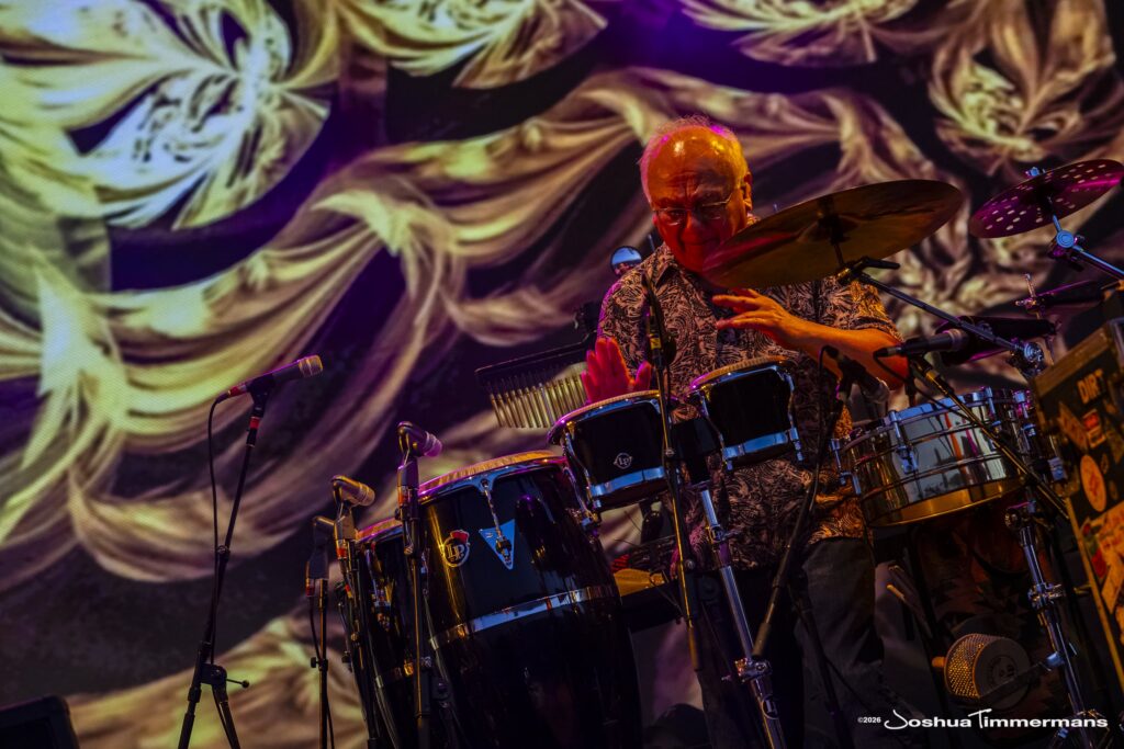Widespread Panic performing in Birmingham, Alabama at the Coca-Cola Amphitheater on Friday, April 17, 2026