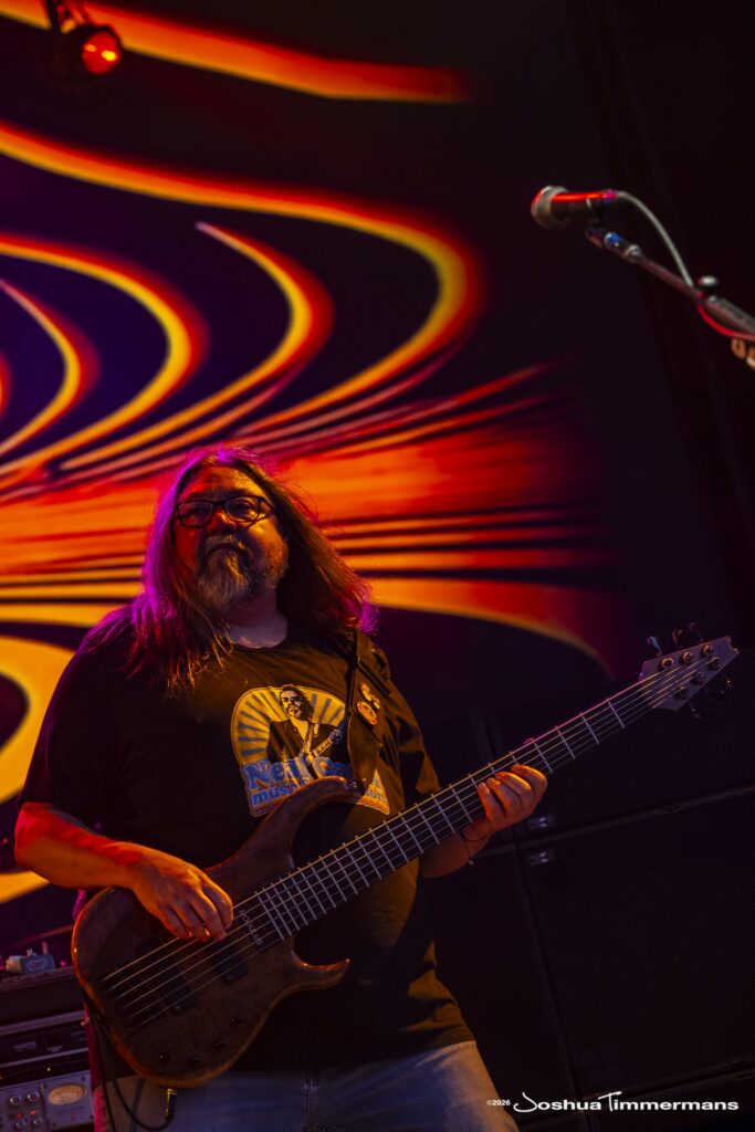 Widespread Panic performing in Birmingham, Alabama at the Coca-Cola Amphitheater on Friday, April 17, 2026