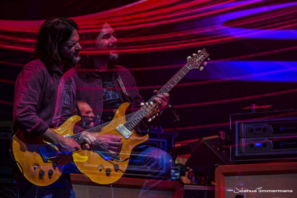 Widespread Panic performing in Birmingham, Alabama at the Coca-Cola Amphitheater on Friday, April 17, 2026
