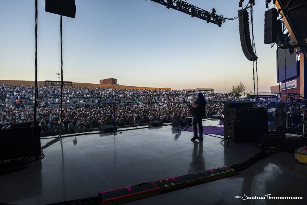 Widespread Panic performing in Birmingham, Alabama at the Coca-Cola Amphitheater on Friday, April 17, 2026