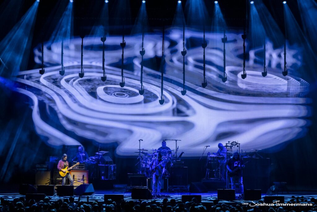 Widespread Panic performing in Birmingham, Alabama at the Coca-Cola Amphitheater on Friday, April 17, 2026