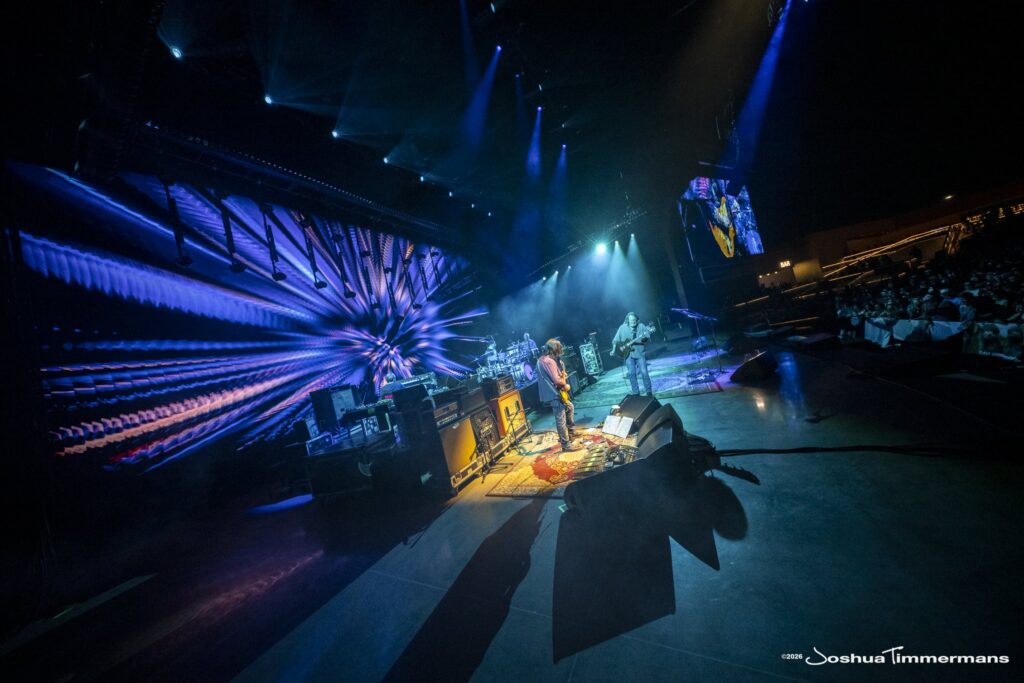Widespread Panic performing in Birmingham, Alabama at the Coca-Cola Amphitheater on Friday, April 17, 2026