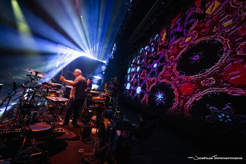 Widespread Panic performing in Birmingham, Alabama at the Coca-Cola Amphitheater on Friday, April 17, 2026