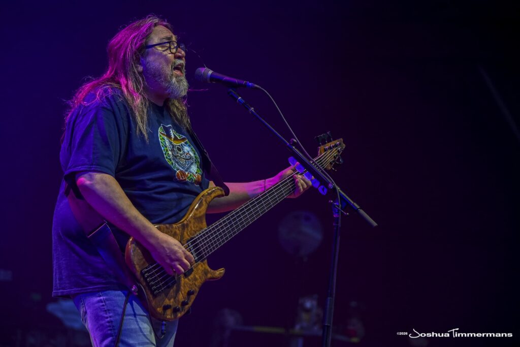 Widespread Panic performing in Birmingham, Alabama at the Coca-Cola Amphitheater on Saturday, April 18, 2026