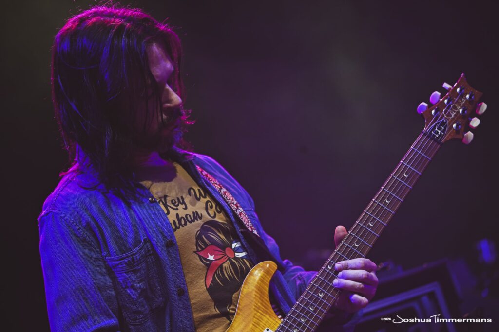 Widespread Panic performing in Birmingham, Alabama at the Coca-Cola Amphitheater on Saturday, April 18, 2026