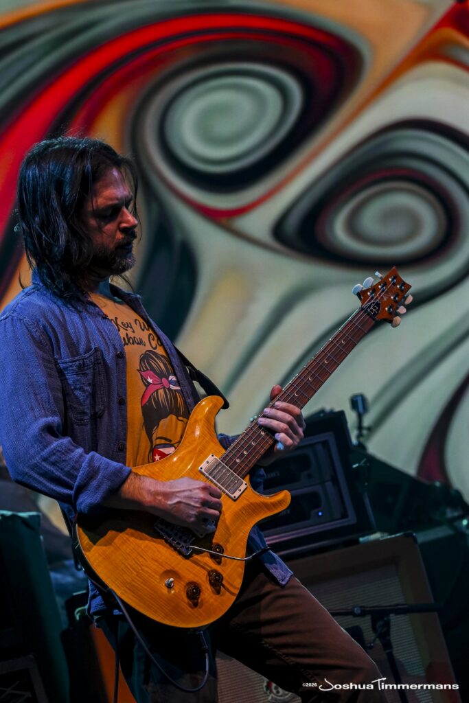Widespread Panic performing in Birmingham, Alabama at the Coca-Cola Amphitheater on Saturday, April 18, 2026