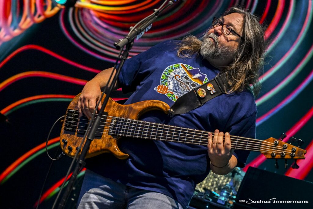 Widespread Panic performing in Birmingham, Alabama at the Coca-Cola Amphitheater on Saturday, April 18, 2026