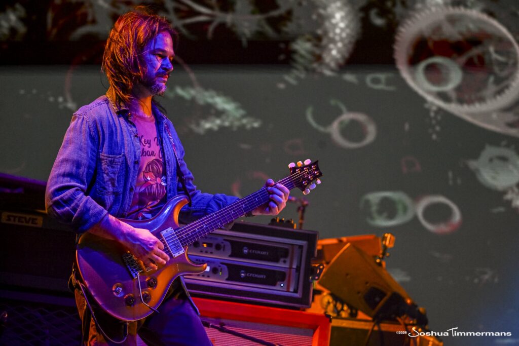 Widespread Panic performing in Birmingham, Alabama at the Coca-Cola Amphitheater on Saturday, April 18, 2026
