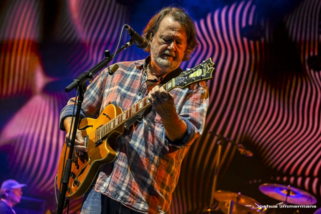 Widespread Panic performing in Birmingham, Alabama at the Coca-Cola Amphitheater on Saturday, April 18, 2026