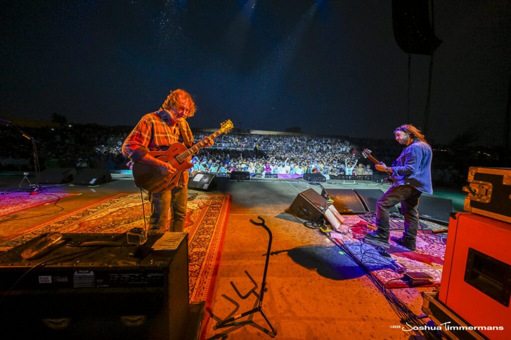 Widespread Panic performing in Birmingham, Alabama at the Coca-Cola Amphitheater on Saturday, April 18, 2026