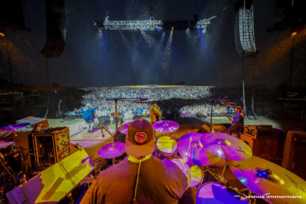 Widespread Panic performing in Birmingham, Alabama at the Coca-Cola Amphitheater on Saturday, April 18, 2026
