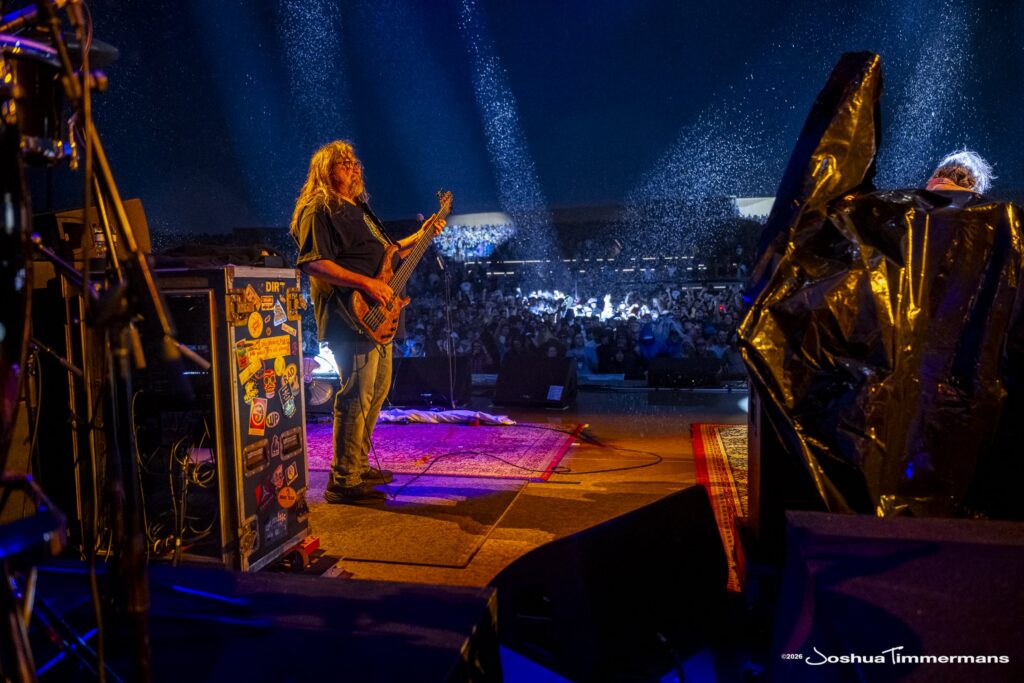 Widespread Panic performing in Birmingham, Alabama at the Coca-Cola Amphitheater on Saturday, April 18, 2026