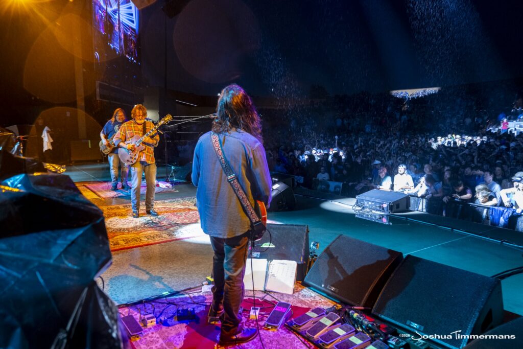 Widespread Panic performing in Birmingham, Alabama at the Coca-Cola Amphitheater on Saturday, April 18, 2026