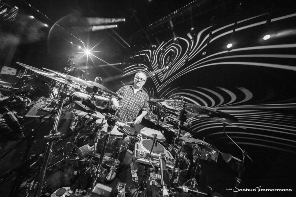 Widespread Panic performing in Birmingham, Alabama at the Coca-Cola Amphitheater on Saturday, April 18, 2026