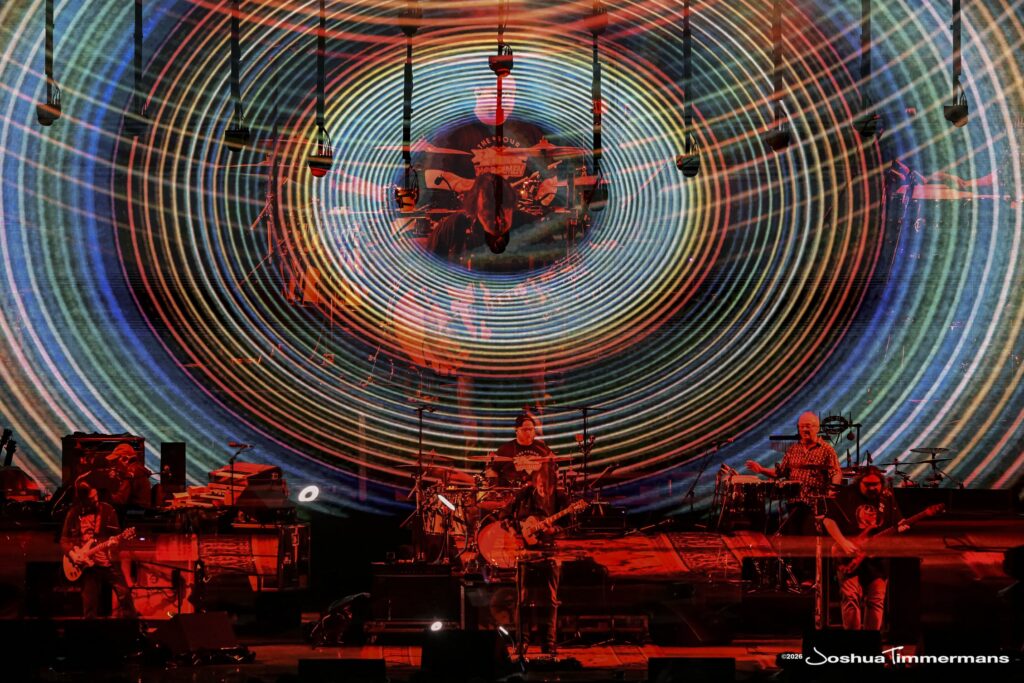 Widespread Panic performing in Birmingham, Alabama at the Coca-Cola Amphitheater on Saturday, April 18, 2026