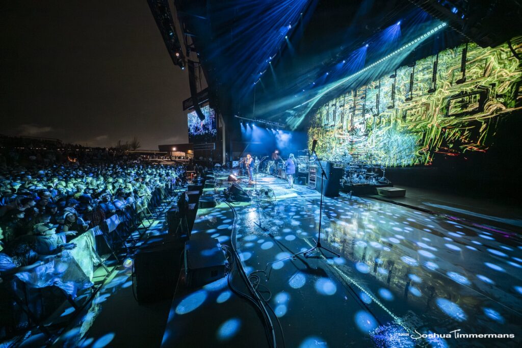 Widespread Panic performing in Birmingham, Alabama at the Coca-Cola Amphitheater on Saturday, April 18, 2026