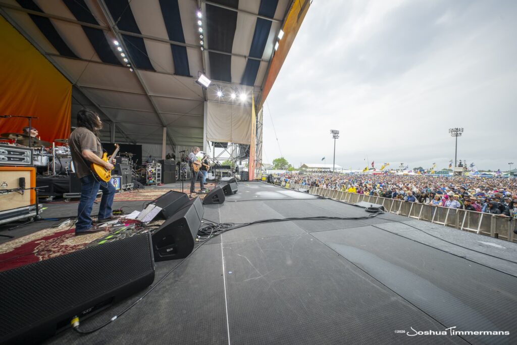 Widespread Panic performing at the 2026 New Orleans Jazz &amp; Heritage Festival on Thursday, April 30, 2026 in New Orleans, LA