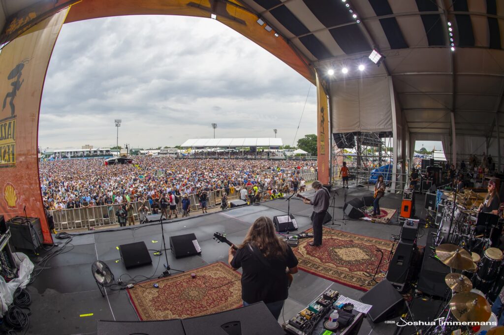 Widespread Panic performing at the 2026 New Orleans Jazz &amp; Heritage Festival on Thursday, April 30, 2026 in New Orleans, LA