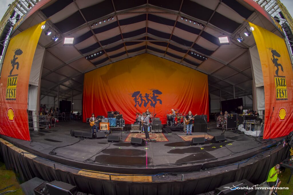 Widespread Panic performing at the 2026 New Orleans Jazz &amp; Heritage Festival on Thursday, April 30, 2026 in New Orleans, LA