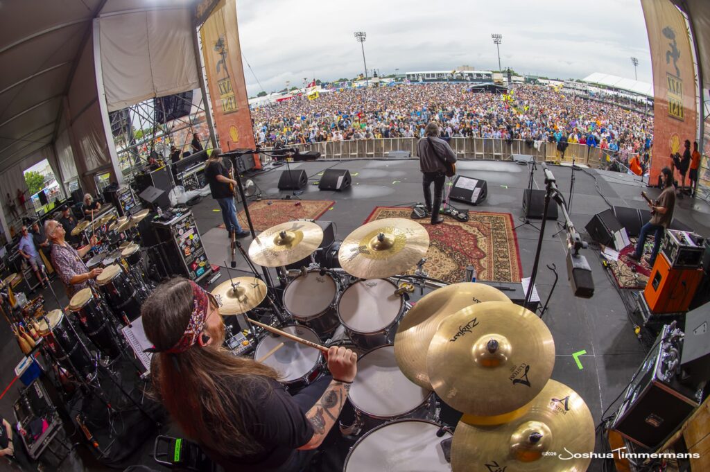 Widespread Panic performing at the 2026 New Orleans Jazz &amp; Heritage Festival on Thursday, April 30, 2026 in New Orleans, LA